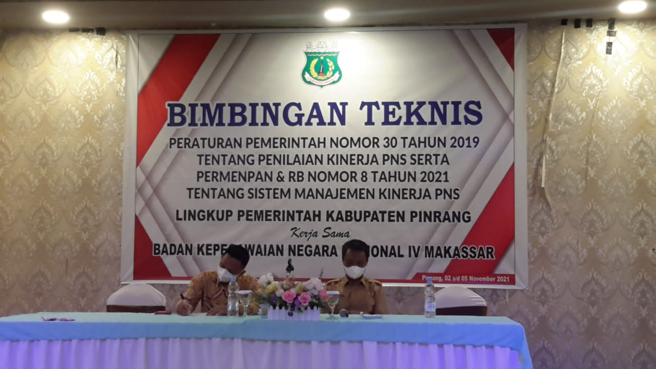 Bimbingan Teknis PP Nomor 30 Tahun 2019 serta Permenpan & RB Nomor 8 Tahun 2021