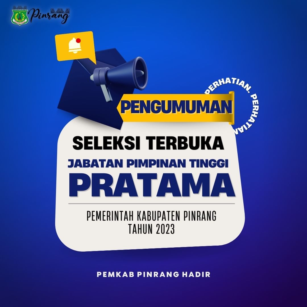 Rekapitulasi Daftar Nilai Akhir Seleksi Terbuka Pengisian Jabatan Pimpinan Tinggi Pratama Pemerintah Kabupaten Pinrang