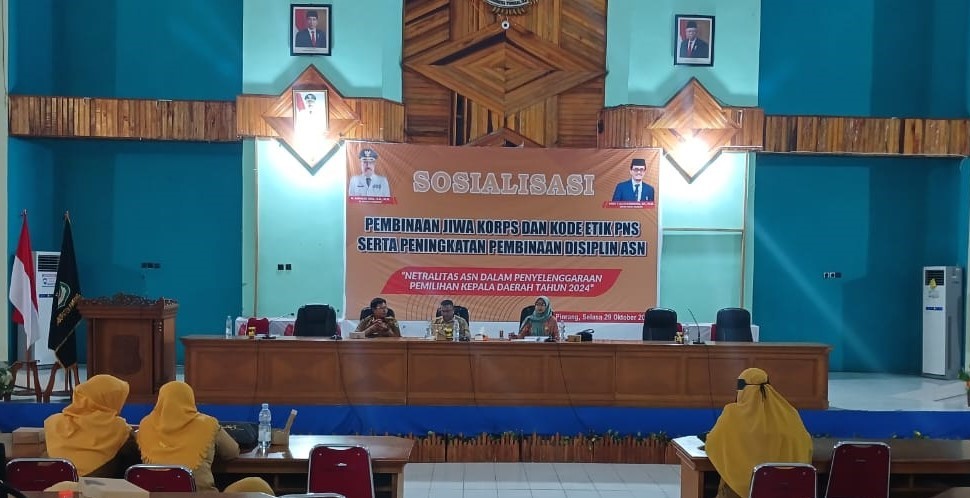 Sosialisasi Pembinaan Jiwa Korps dan Kode Etik PNS