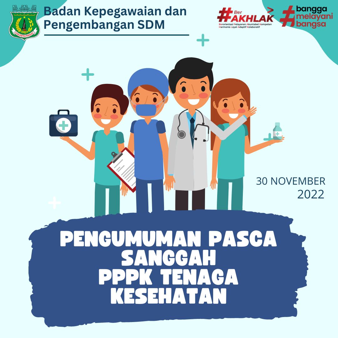 Pengumuman Pasca Sanggah PPPK Tenaga Kesehatan Kabupaten Pinrang