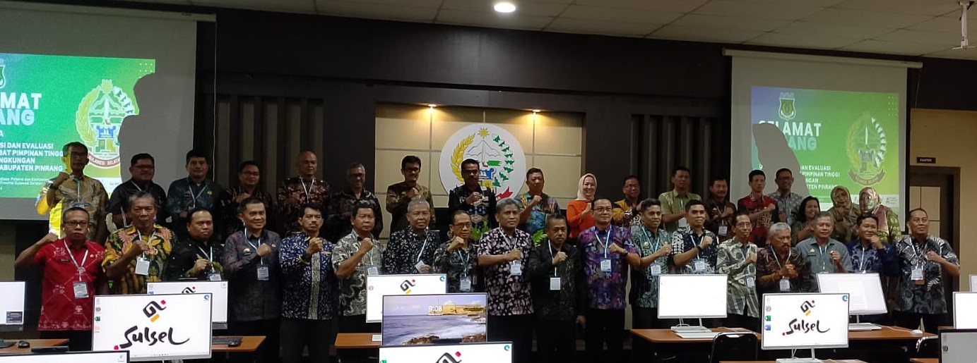 Sebanyak 28 Kepala OPD Kabupaten Pinrang Ikuti Uji Kompetensi dan Evaluasi Kinerja  Kinerja Tahun 2024